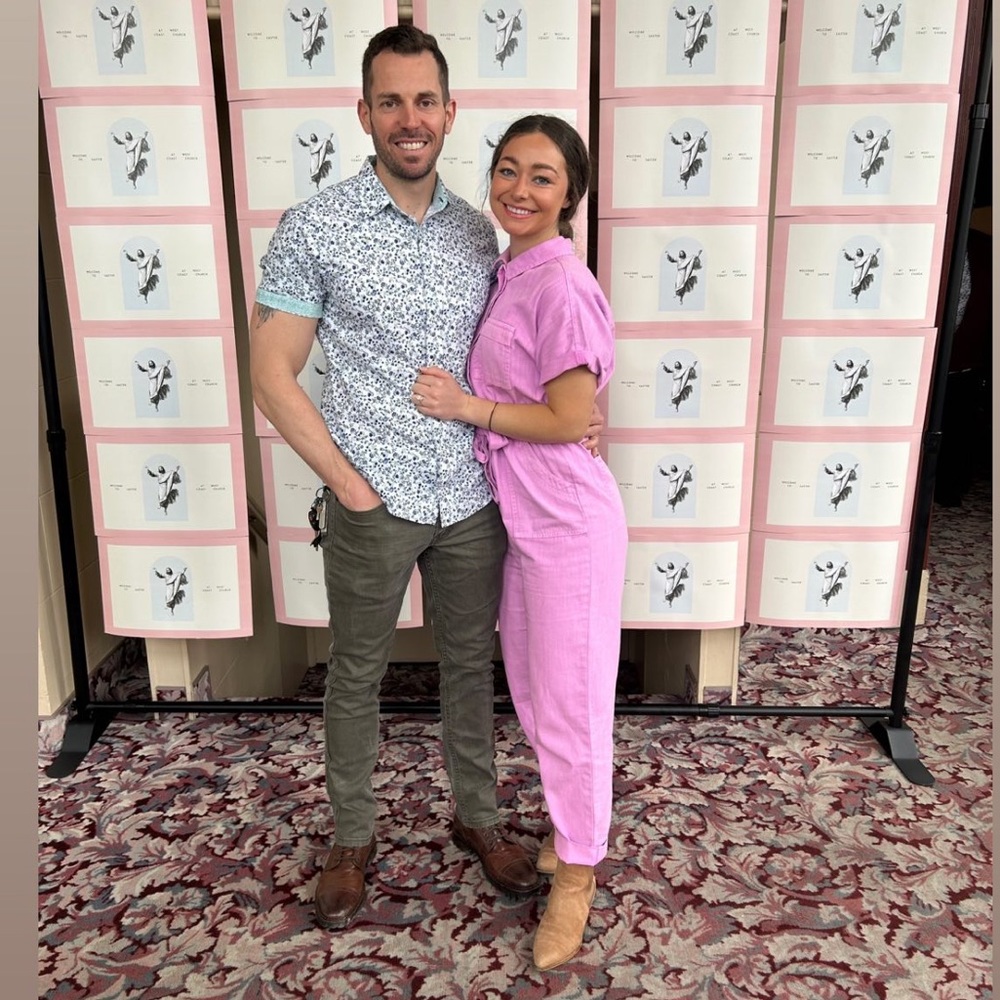 Universal Thread Pink Short-Sleeve Jumpsuit